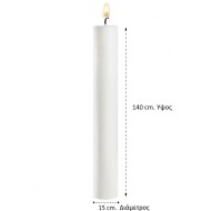 ΛΑΜΠΑΔΑ ΚΟΥΦΙΑ ΓΑΜΟΥ 15Χ1.40 ΛΕΥΚΗ/ΕΚΡΟΥ
