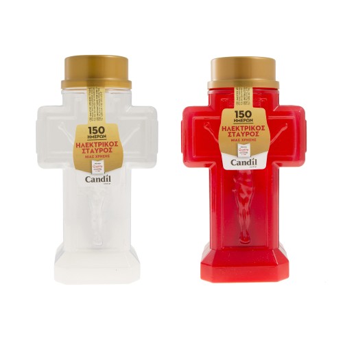 ΚΑΝΤΗΛΙ ΜΠΑΤΑΡΙΑΣ ΛΕΥΚΟ ΣΤΑΥΡΟΣ ΜΕΓΑΛΟΣ 150 ΗΜΕΡΩΝ